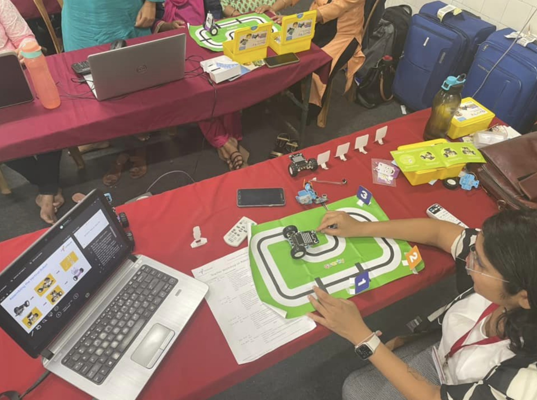 Maintenance of robotics hardware kits for implementation of coding and ...